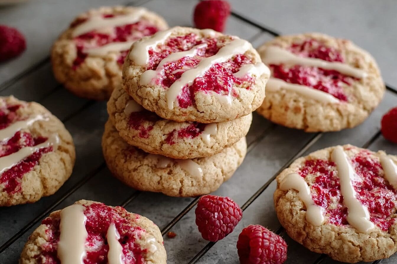 Crumbl Raspberry Cheesecake Cookies: Easy Copycat Recipe