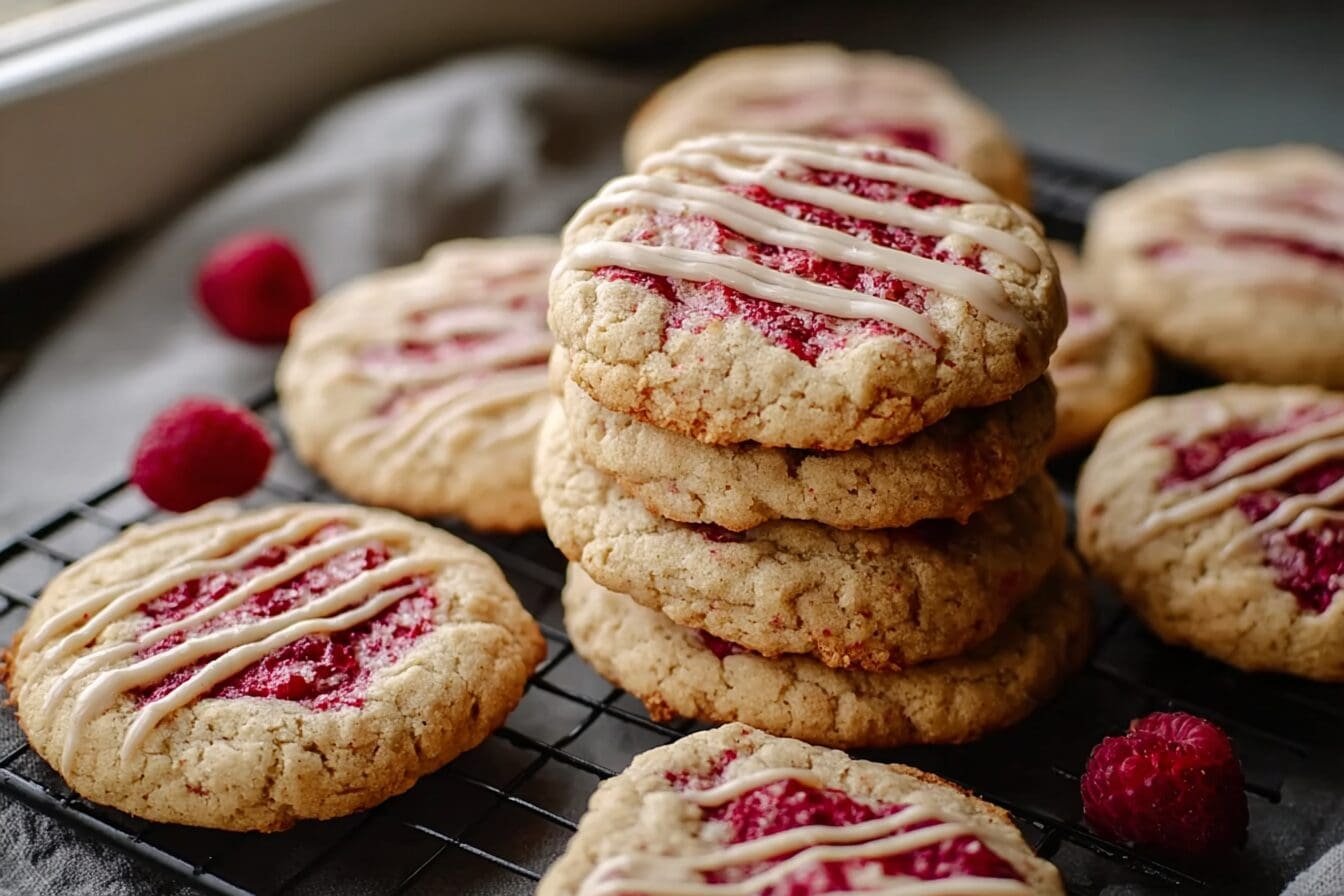 Crumbl Raspberry Cheesecake Cookies: Easy Copycat Recipe