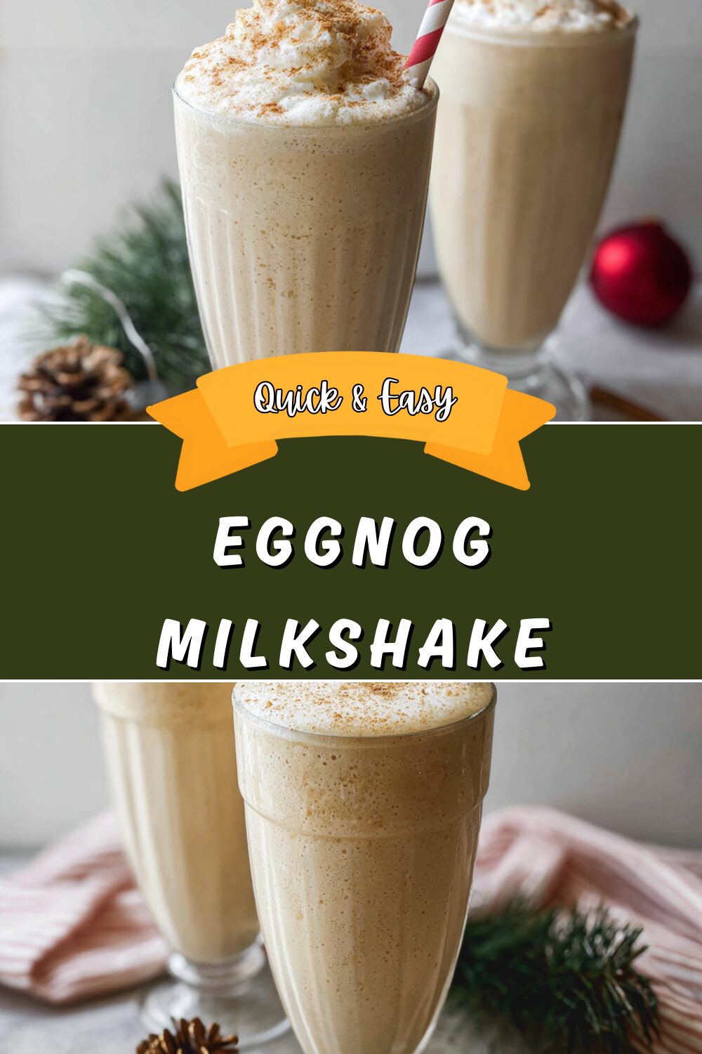 Eggnog Milkshake