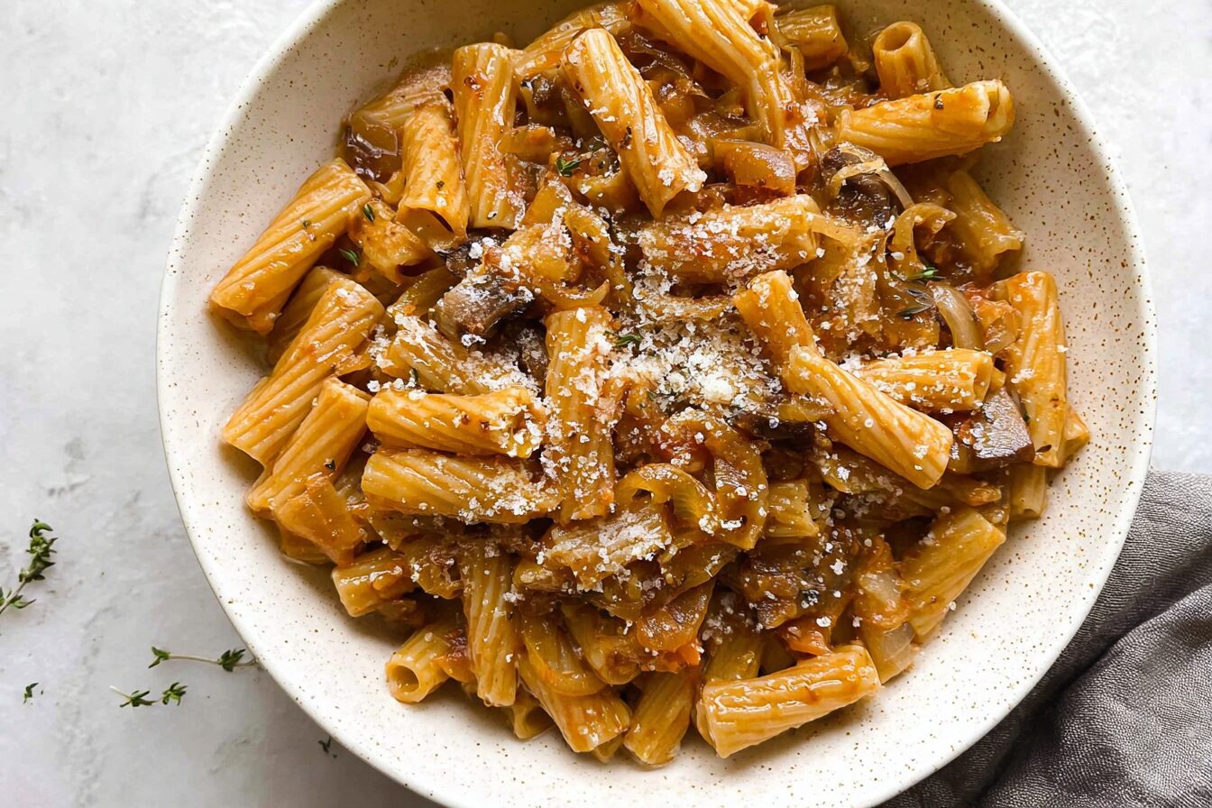 French Onion Pasta