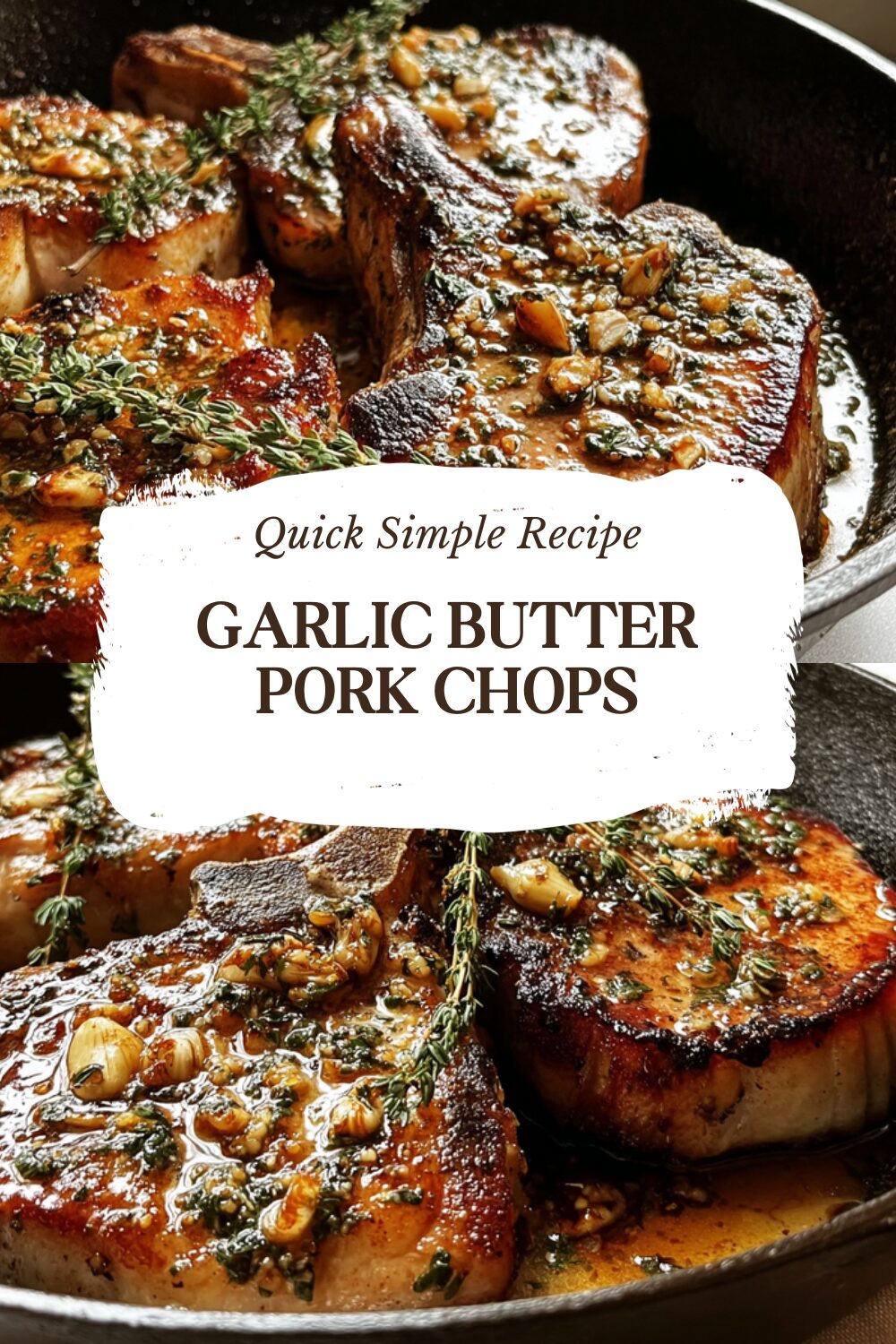 Garlic Butter Pork Chops