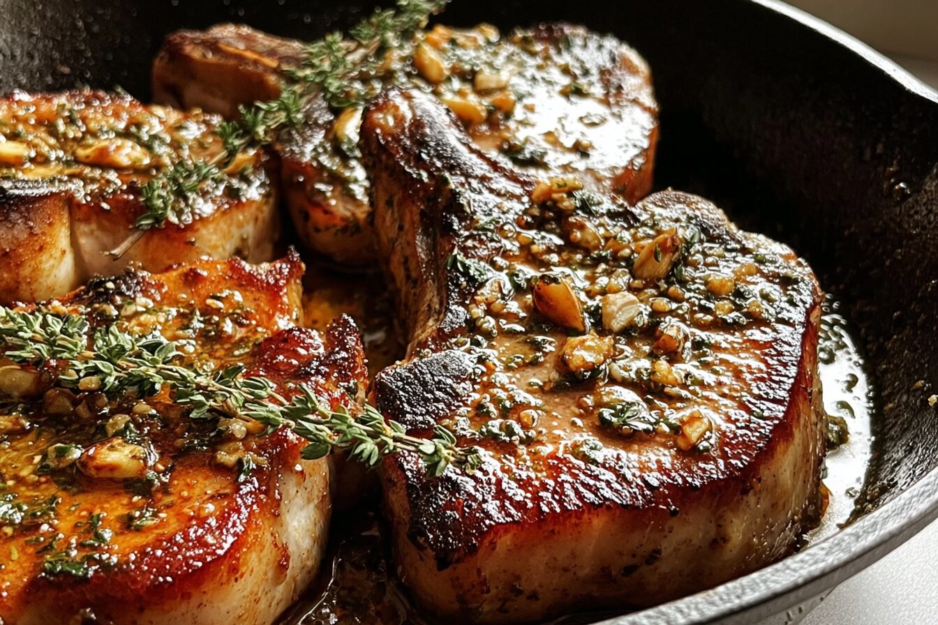 Garlic Butter Pork Chops