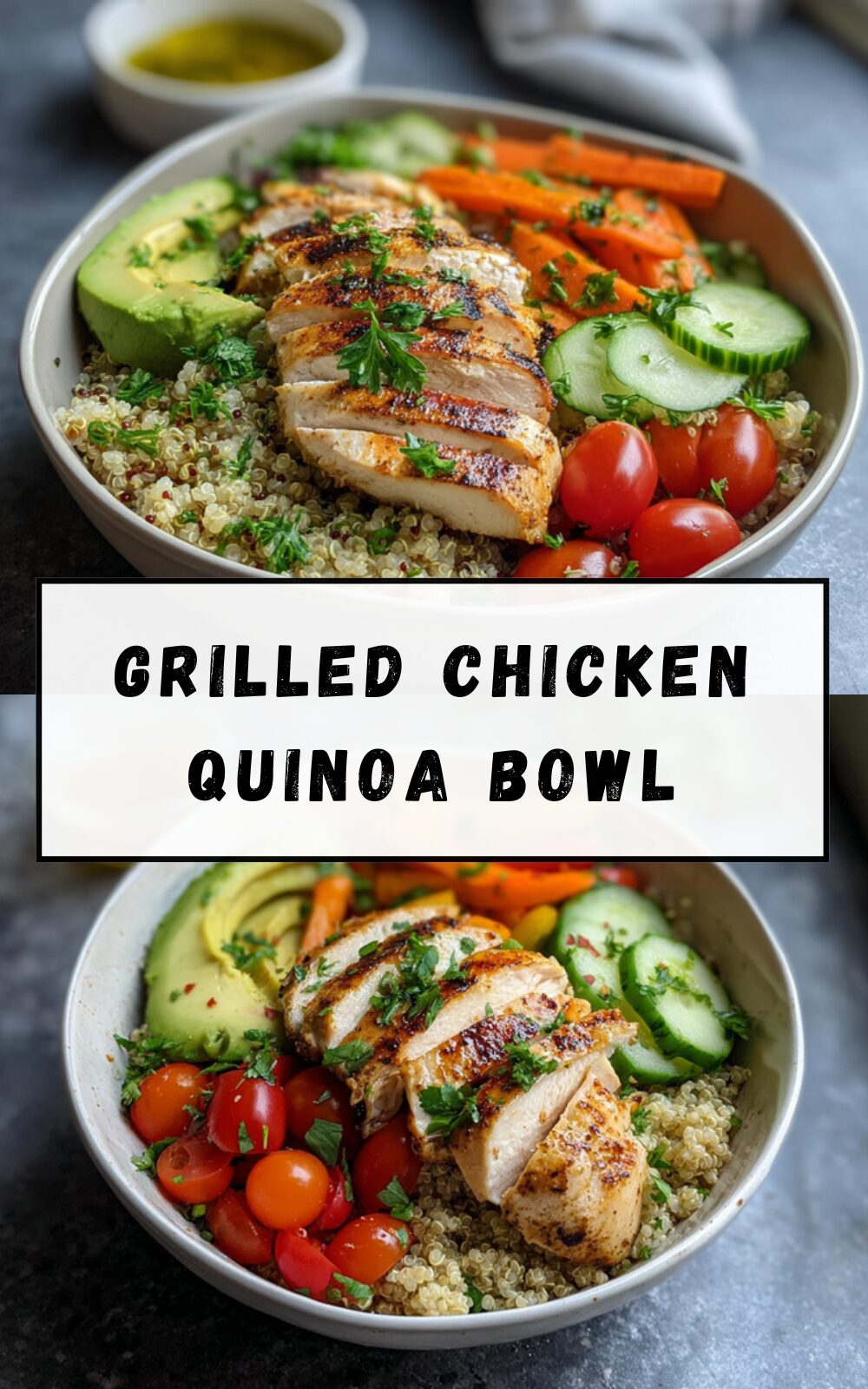 Grilled Chicken Quinoa Bowl