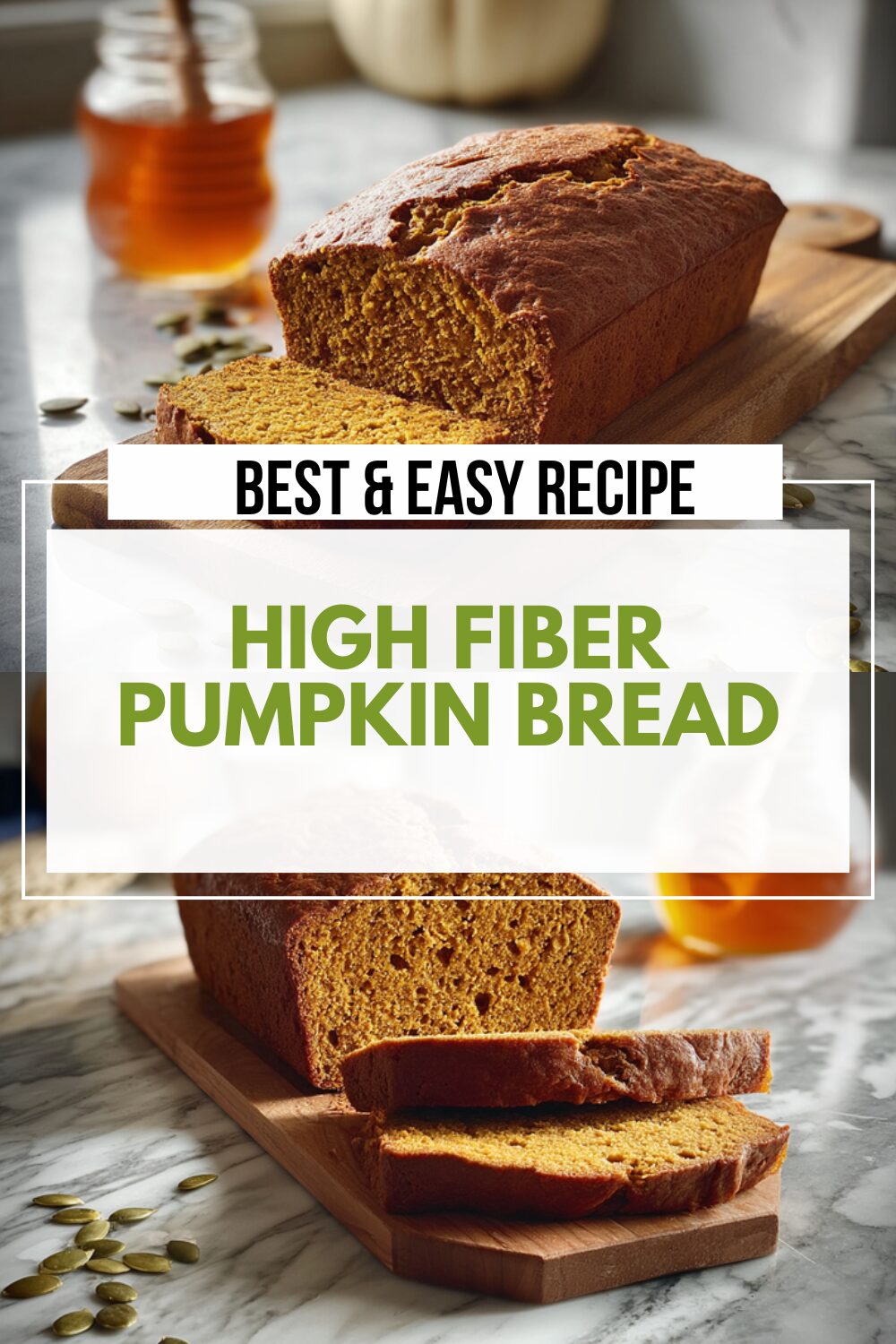 High Fiber Pumpkin Bread
