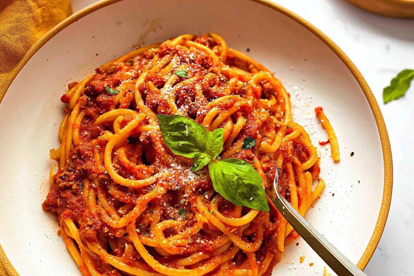 High Protein Instant Pot Spaghetti