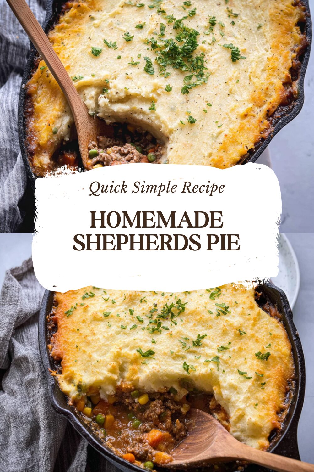 Homemade Shepherds Pie