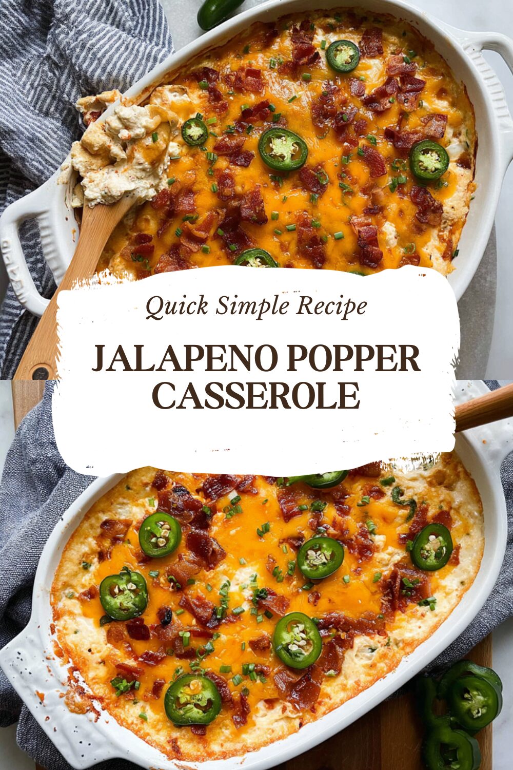 Jalapeno Popper Casserole