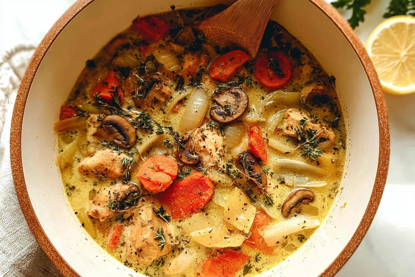 Lemony Chicken Stew