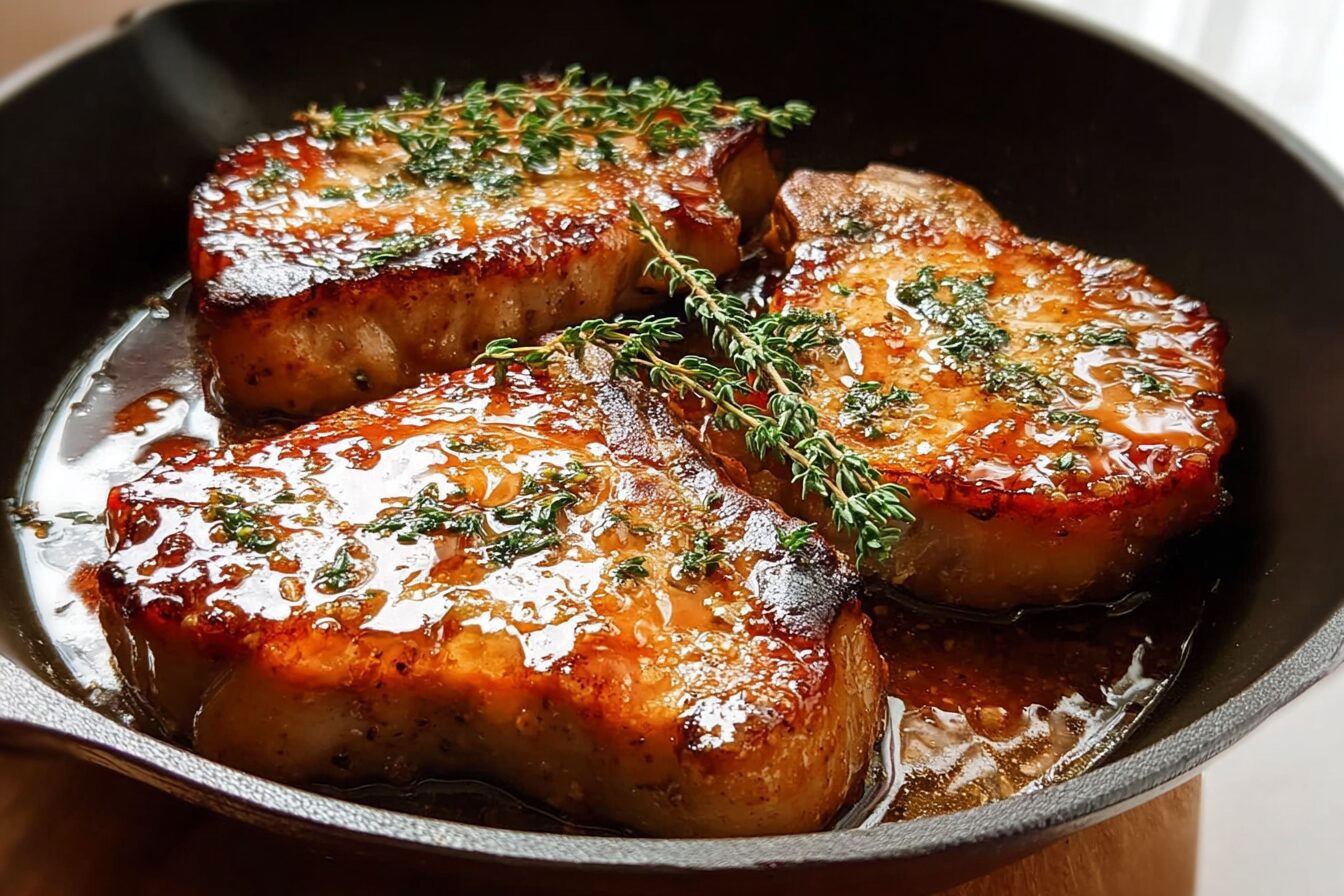 Maple Glazed Pork Chops