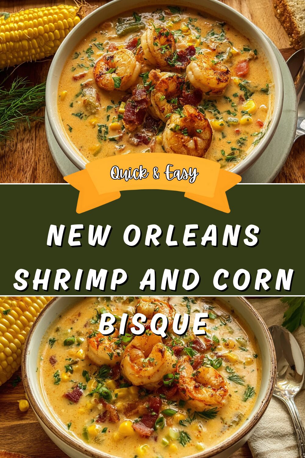 New Orleans Shrimp And Corn Bisque