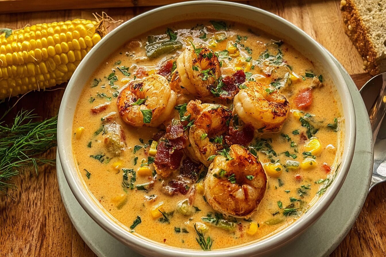 New Orleans Shrimp And Corn Bisque