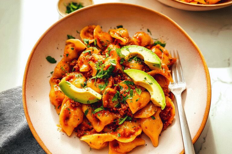 One Pot Cheesy Taco Pasta 35.Png