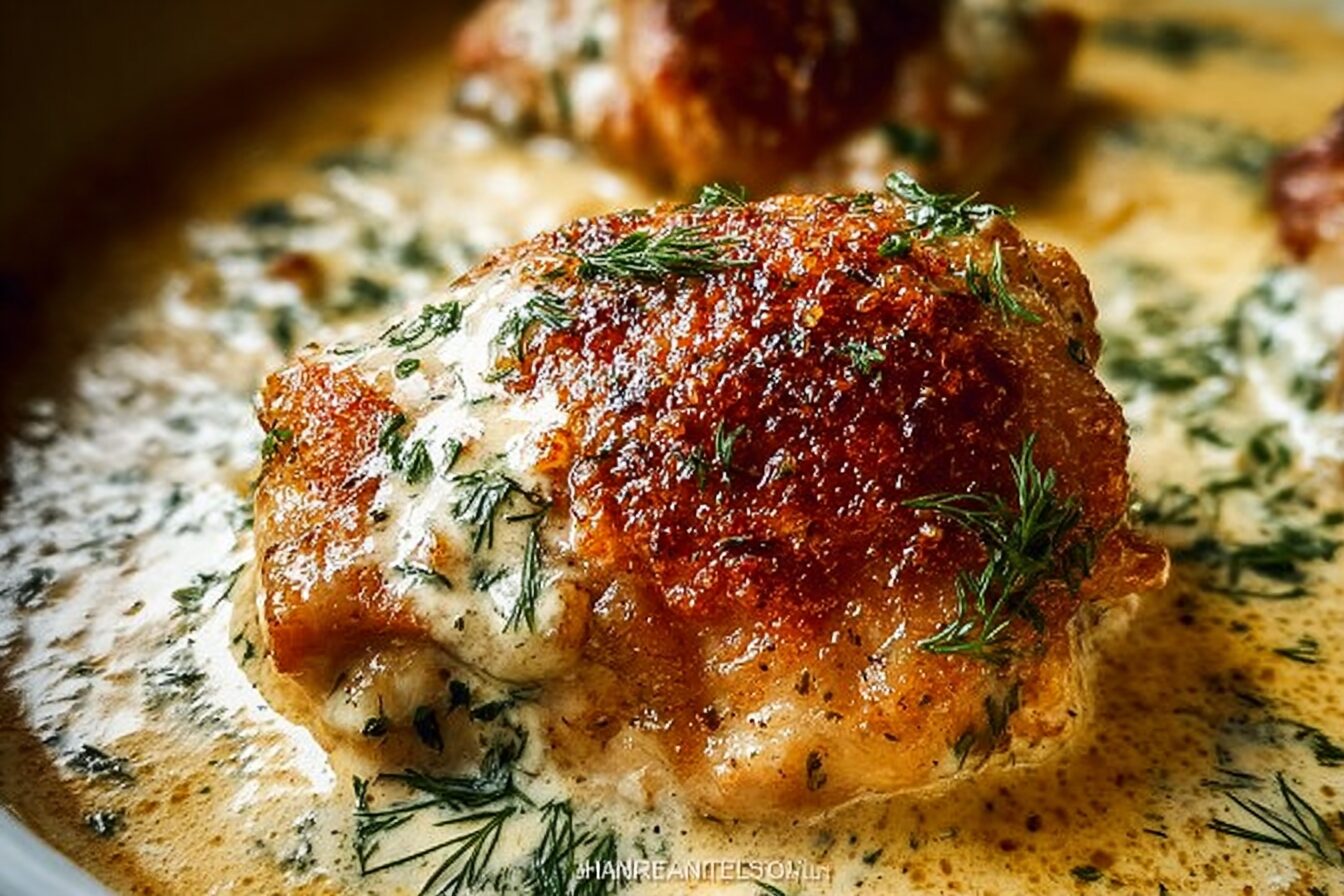 Oven Baked Chicken Thighs