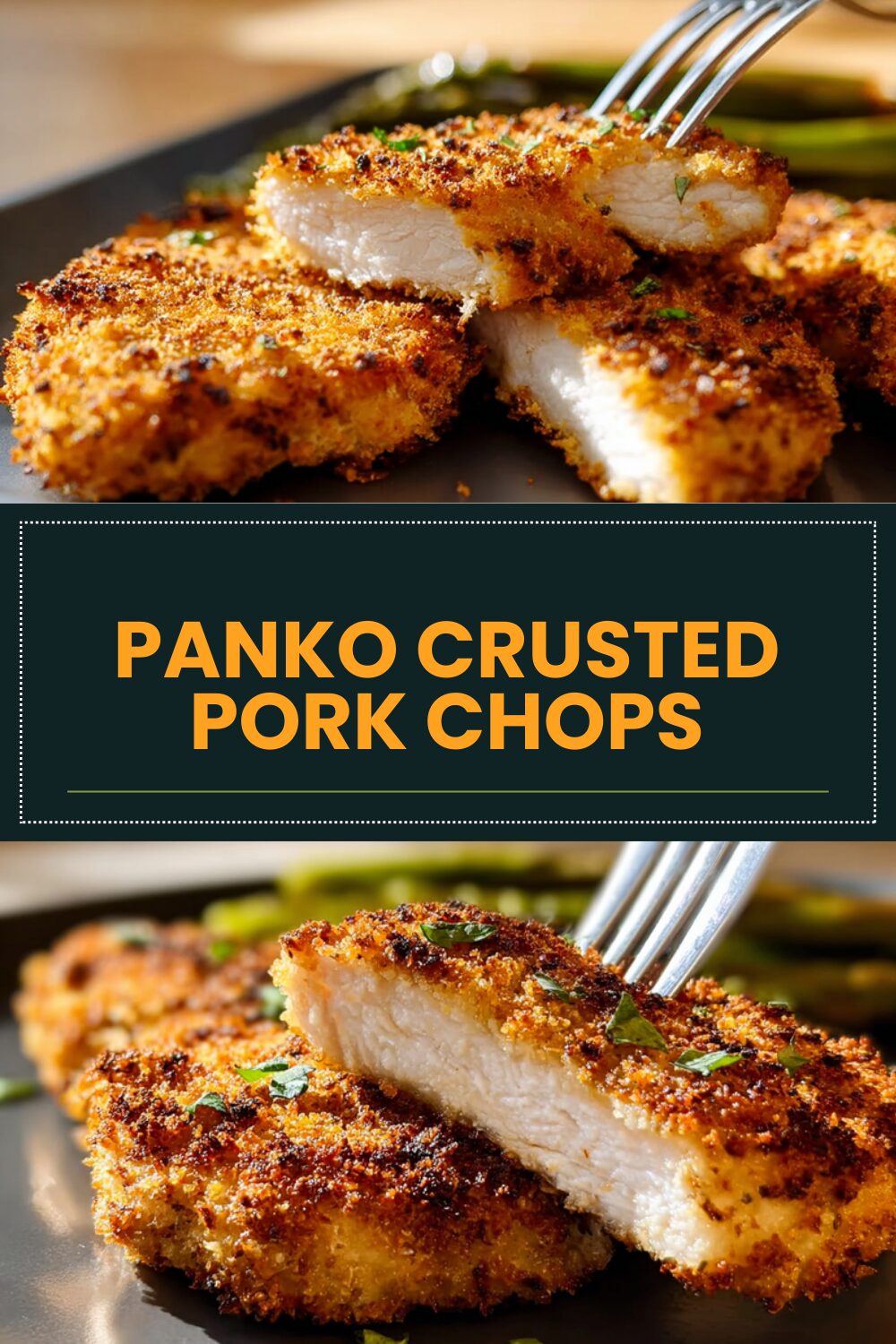 Panko Crusted Pork Chops