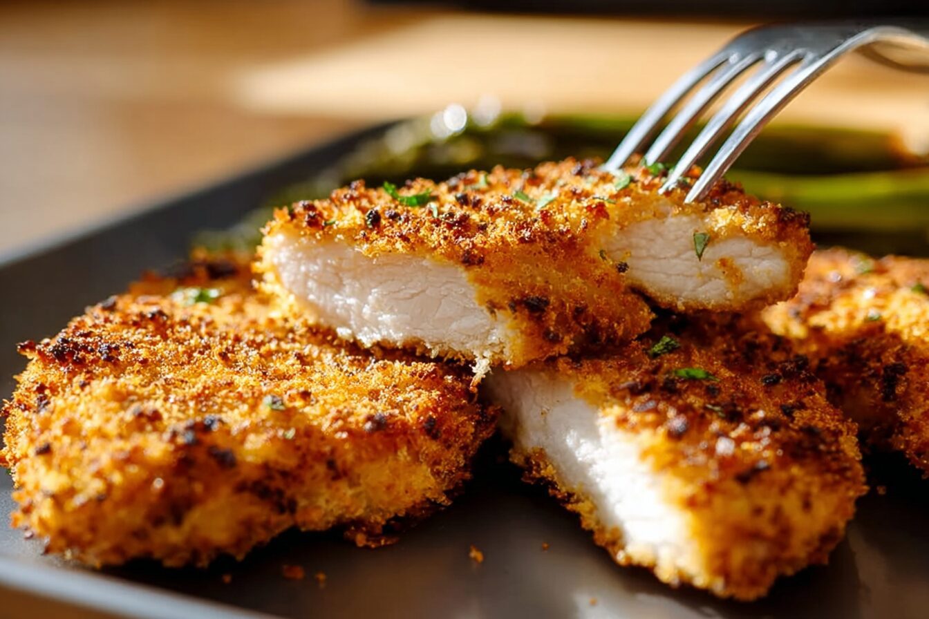 Panko Crusted Pork Chops