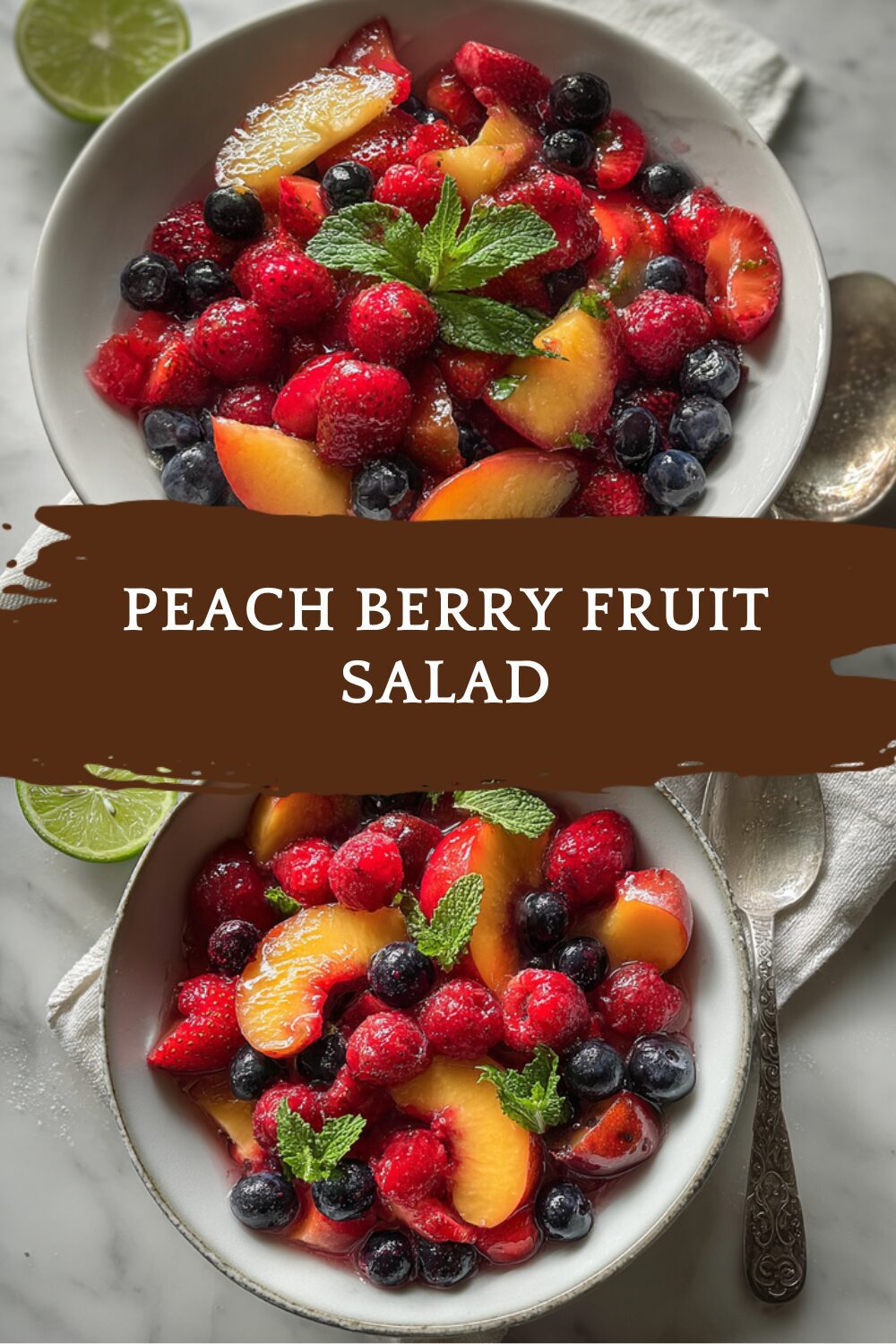 Peach Berry Fruit Salad