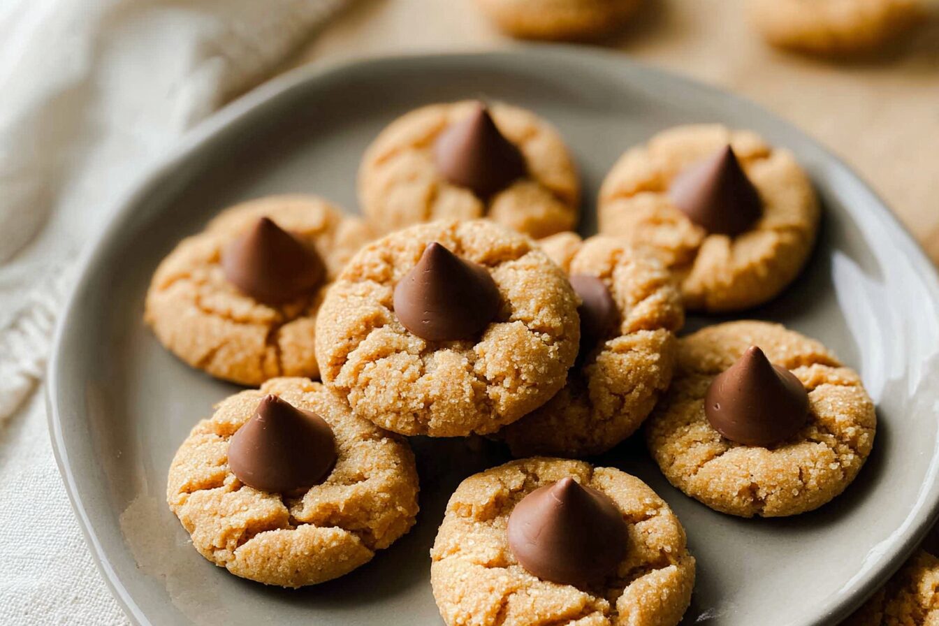 Peanut Butter Blossom Cookies