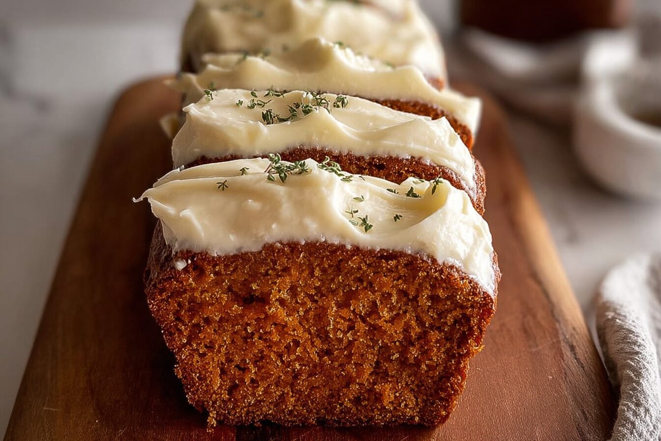 Pumpkin Bread Cream Cheese