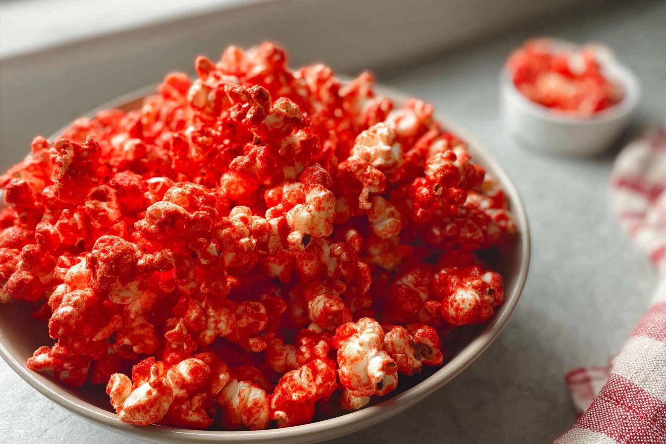 Red Hot Cinnamon Popcorn