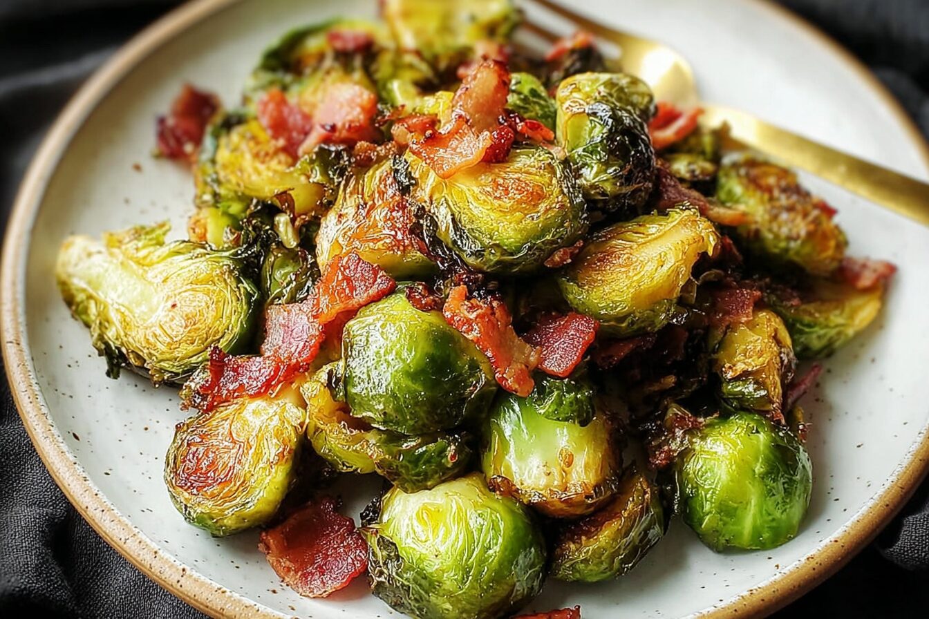 Roasted Brussels Sprouts With Bacon
