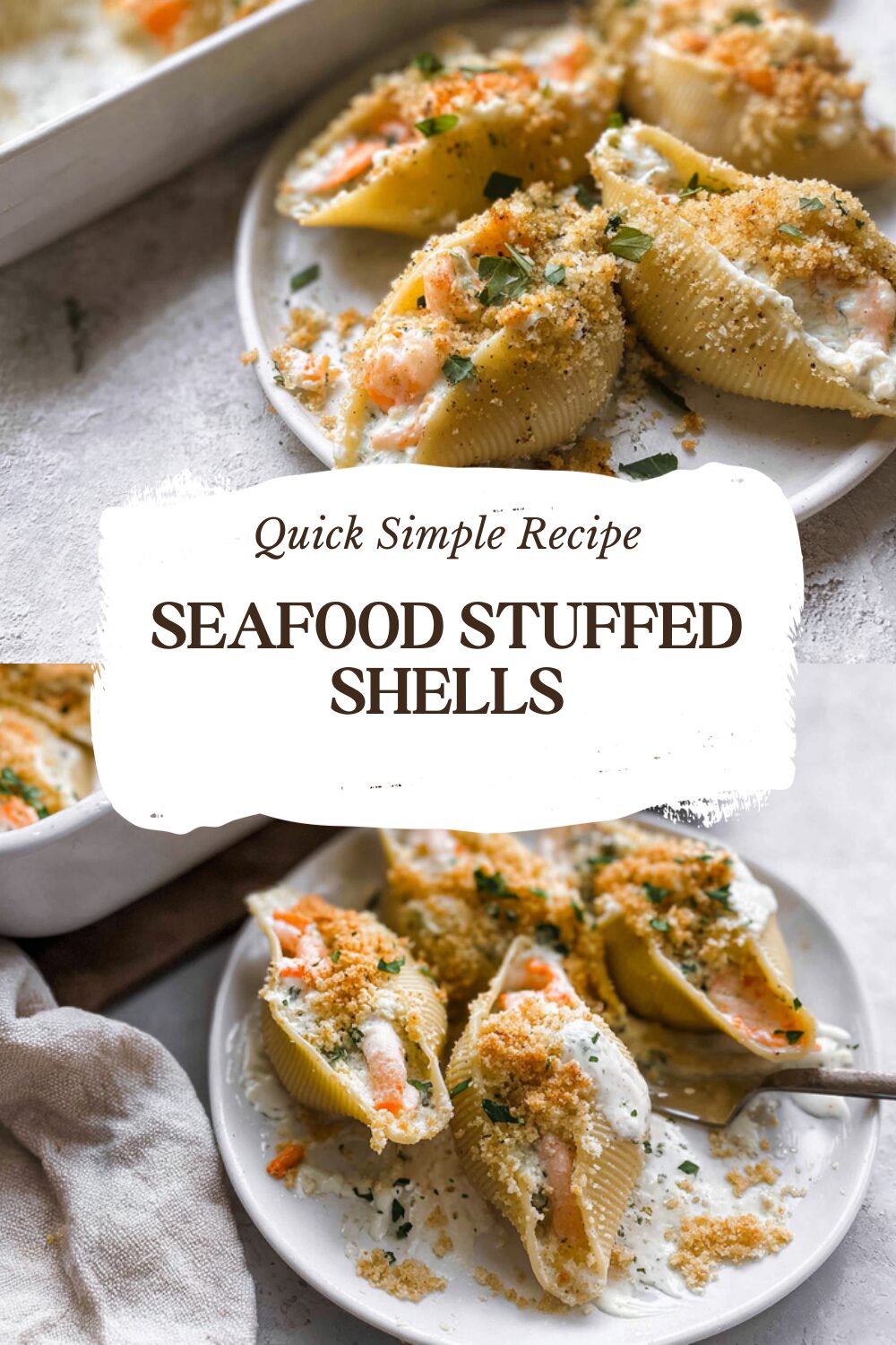 Seafood Stuffed Shells