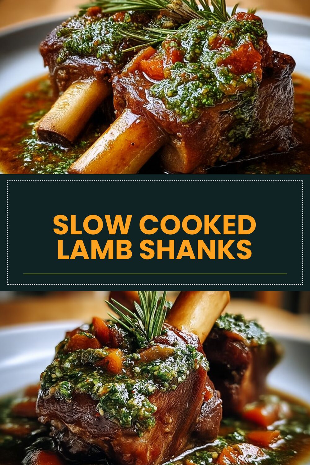 Slow Cooked Lamb Shanks