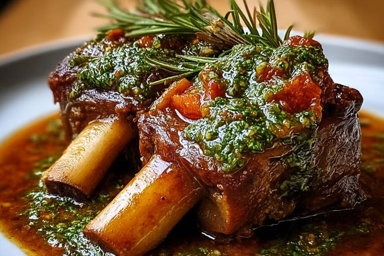 Slow Cooked Lamb Shanks