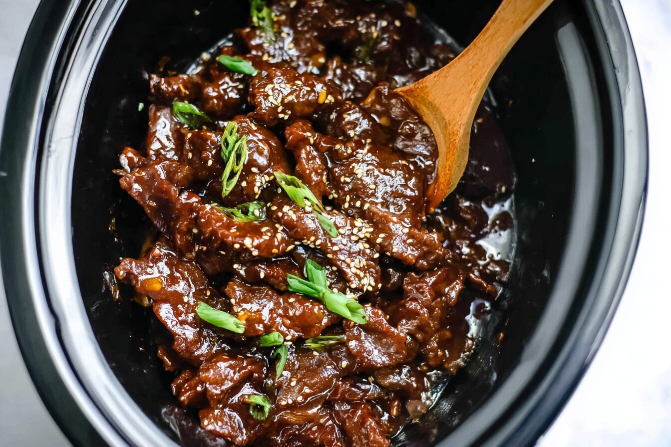 Slow Cooker Mongolian Beef
