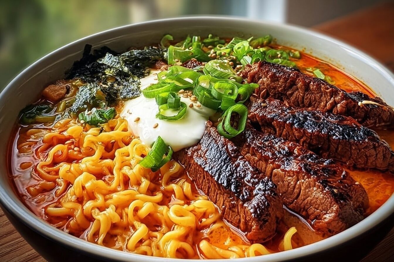 Spicy Korean Ramen Beef
