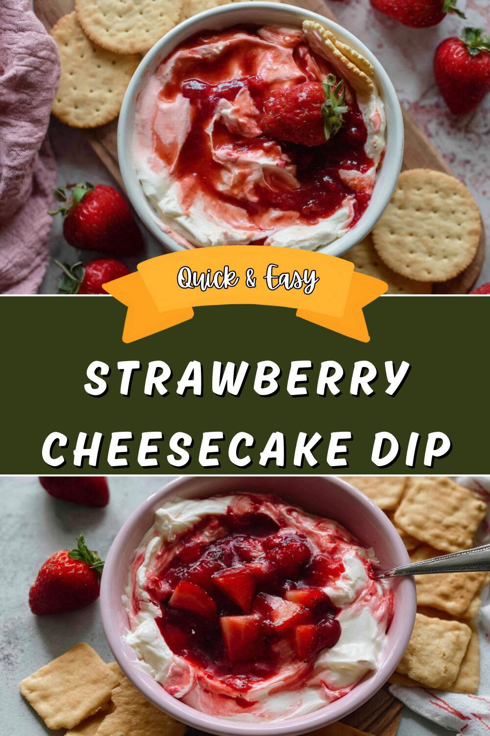 Strawberry Cheesecake Dip