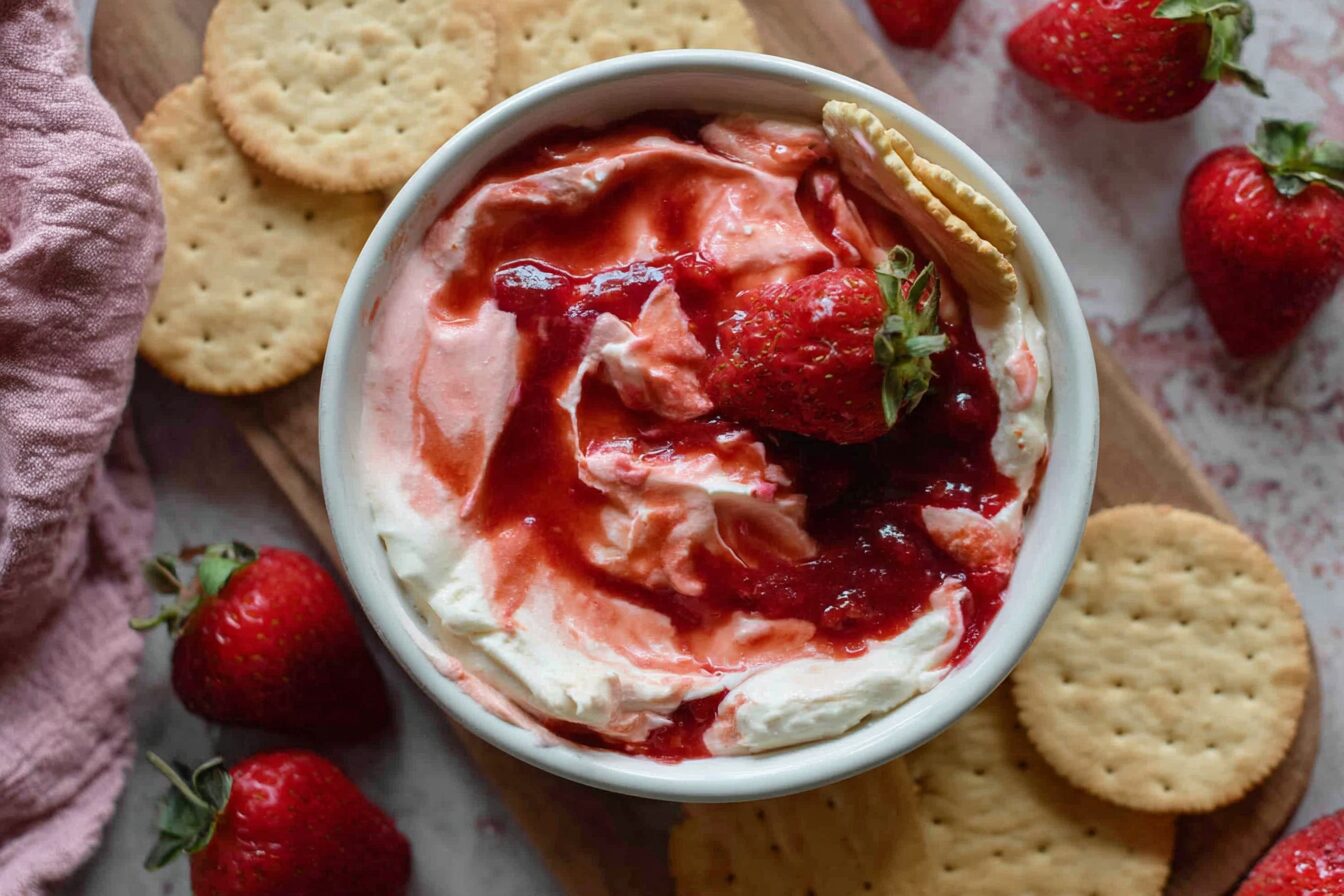 Strawberry Cheesecake Dip