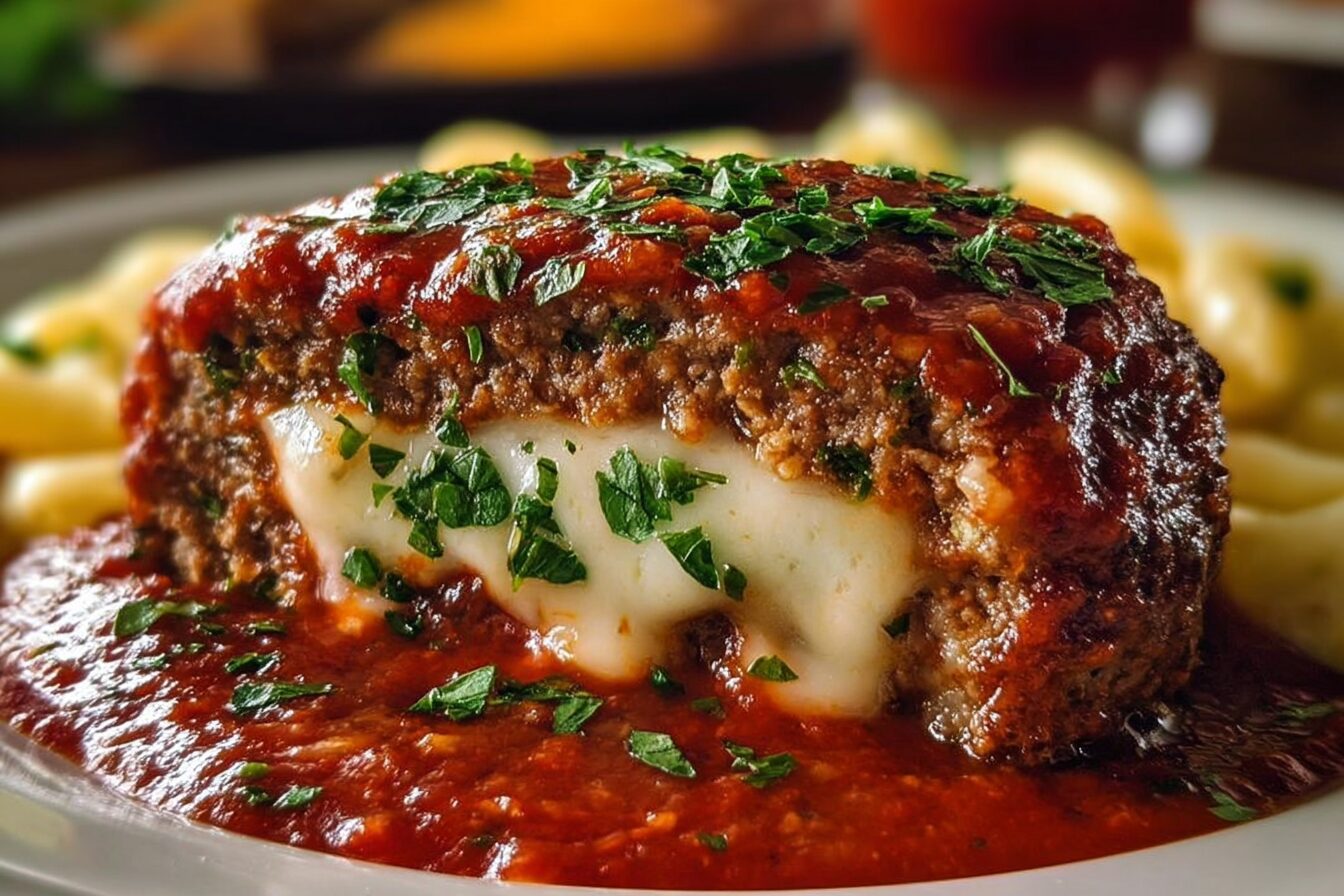 Stuffed Italian Meatloaf