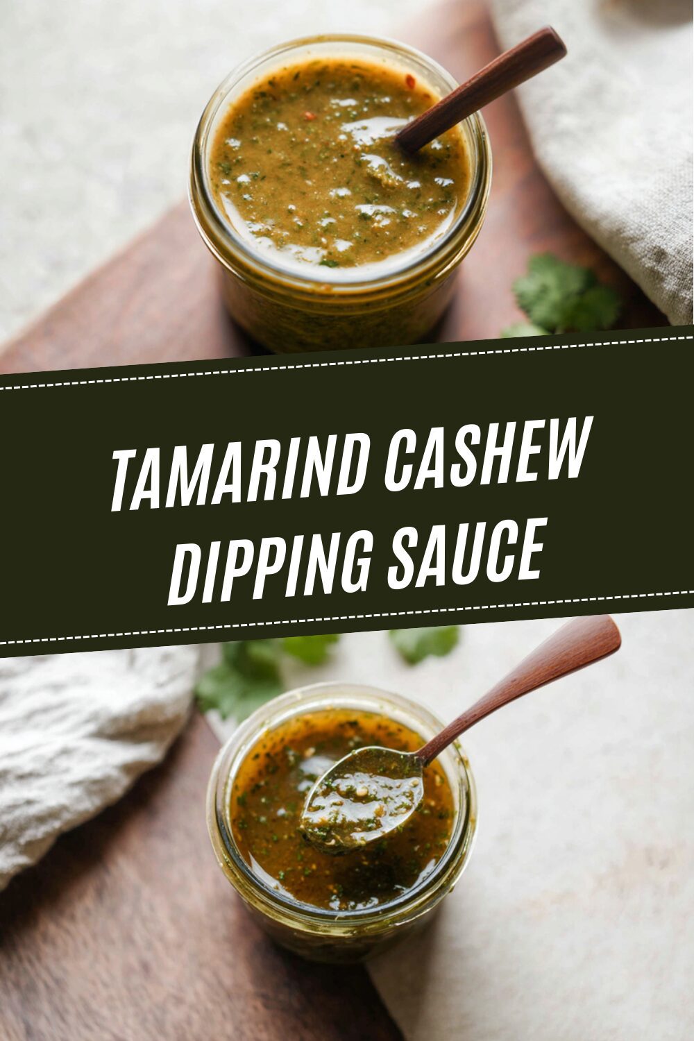 Tamarind Cashew Dipping Sauce