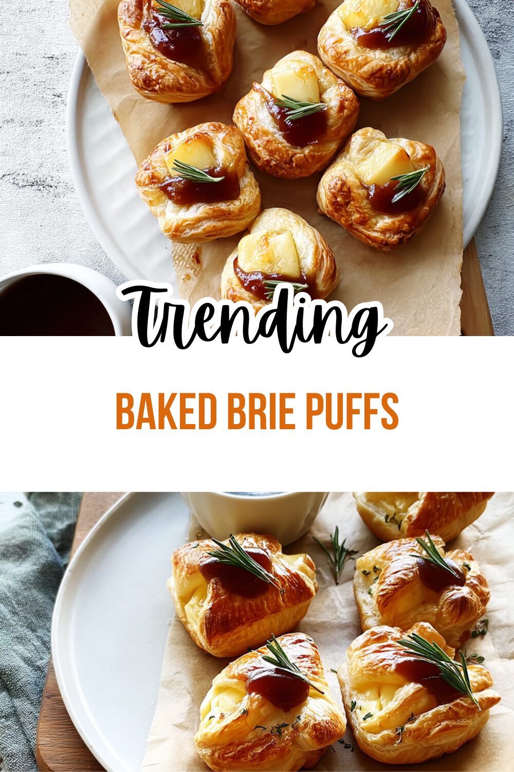 Baked Brie Puffs