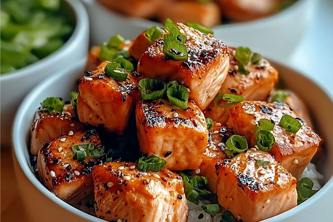 Bang Bang Salmon Bites Bowls