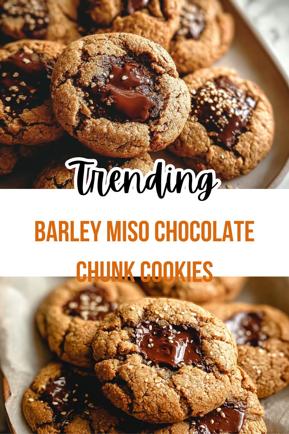 Barley Miso Chocolate Chunk Cookies