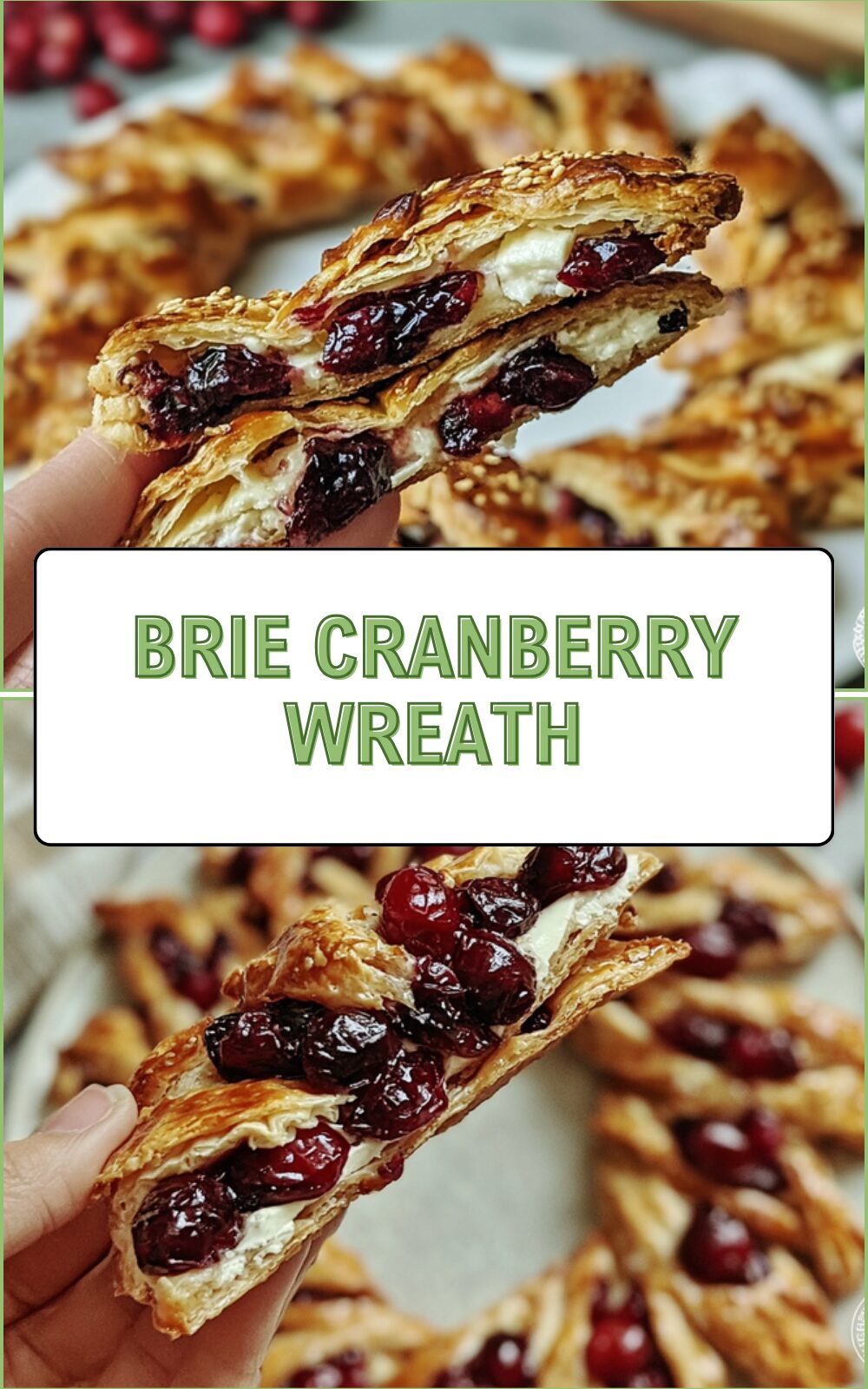 Brie Cranberry Wreath