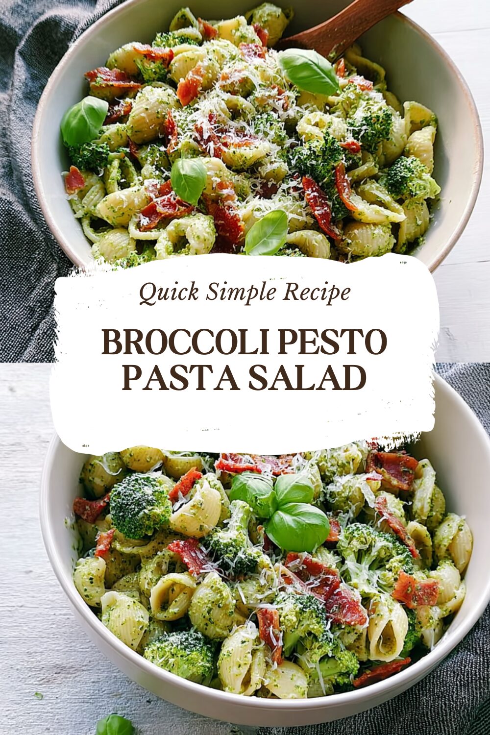 Broccoli Pesto Pasta Salad