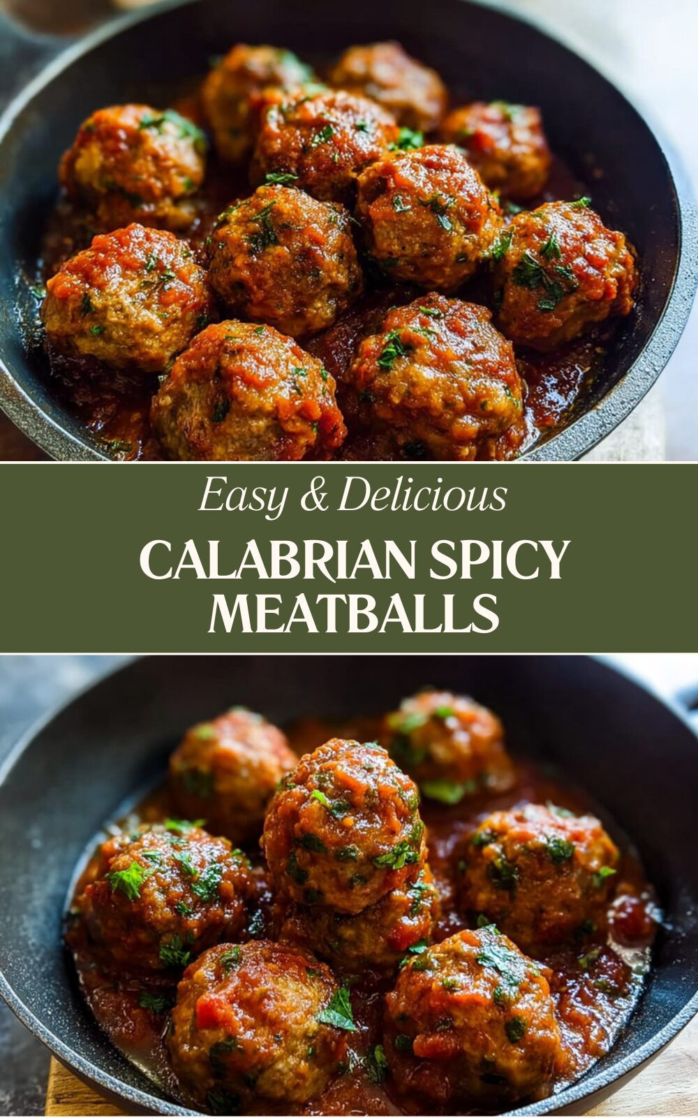 Calabrian Spicy Meatballs