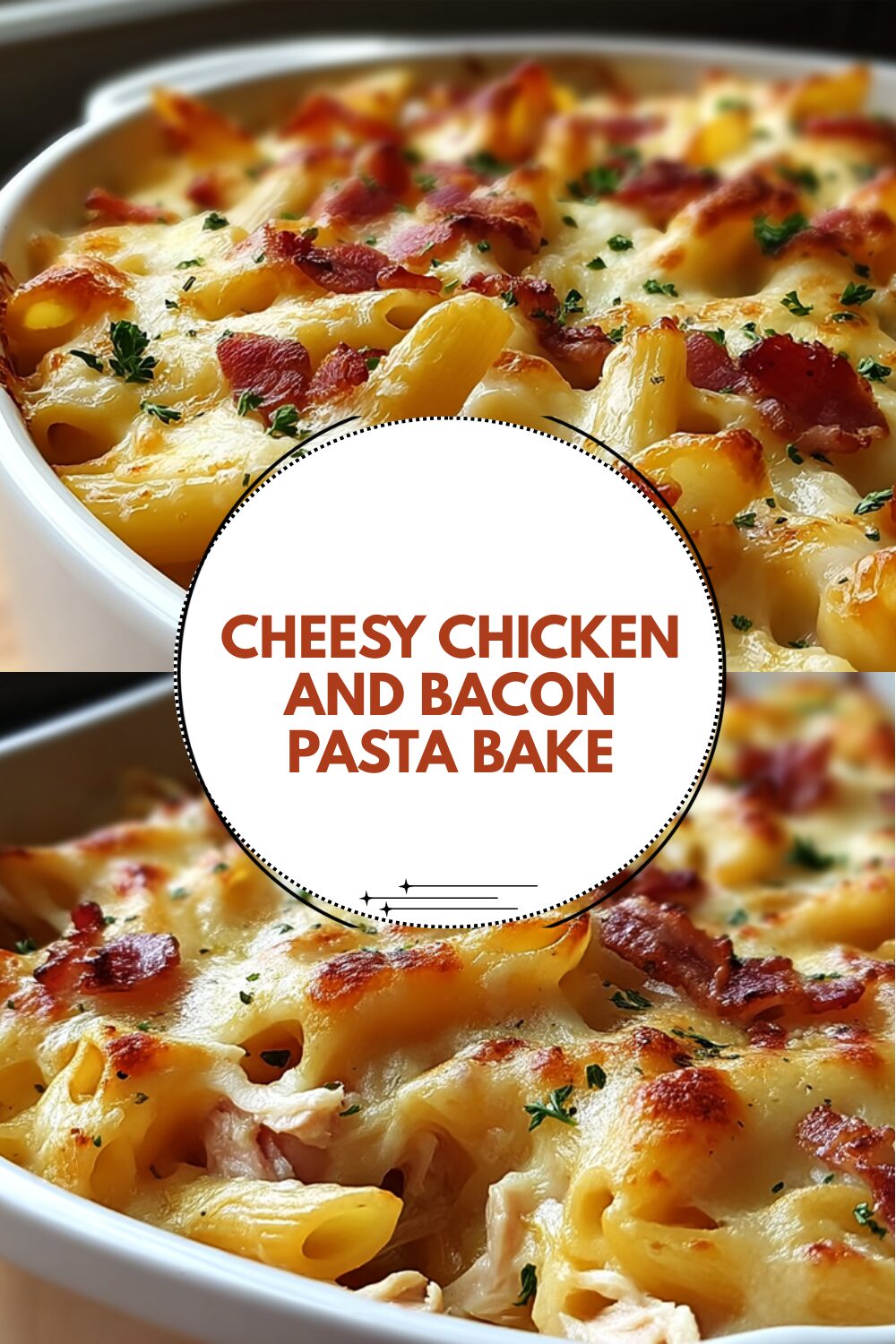 Cheesy Chicken And Bacon Pasta Bake