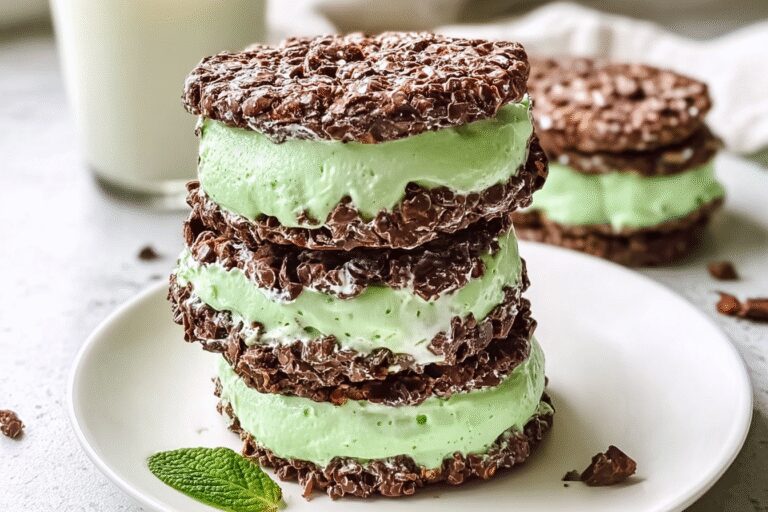 Choc Mint Crackle Ice Cream Sandwiches 16.Png