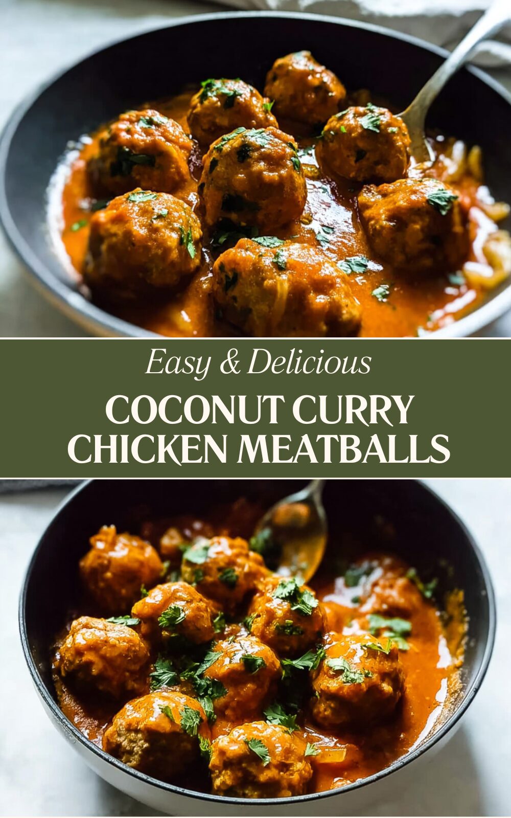 Coconut Curry Chicken Meatballs
