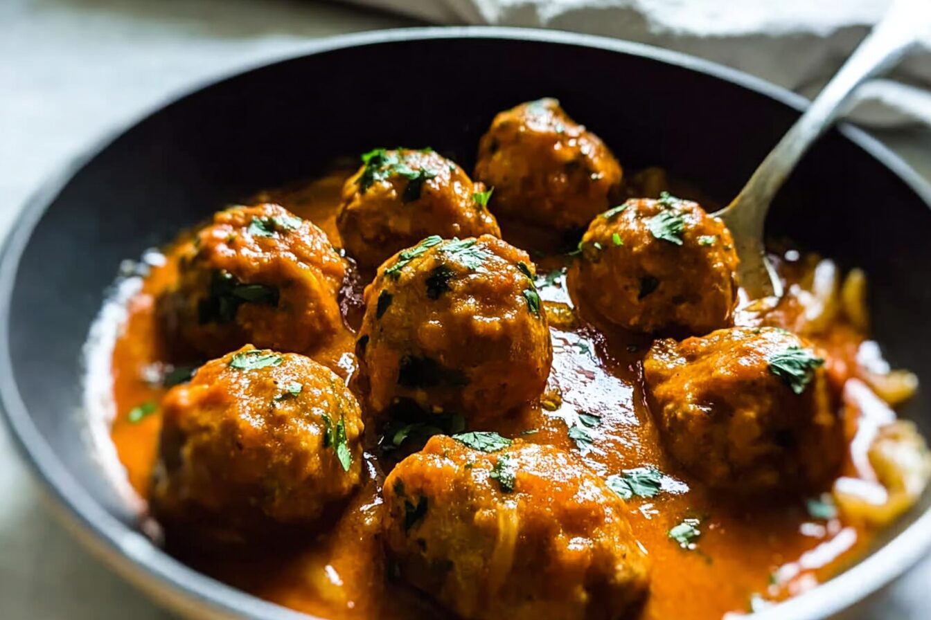 Coconut Curry Chicken Meatballs