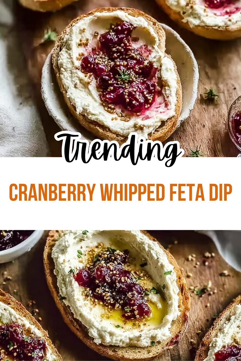 Cranberry Whipped Feta Dip