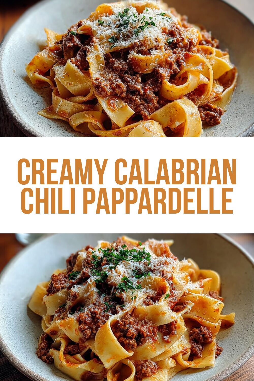 Creamy Calabrian Chili Pappardelle