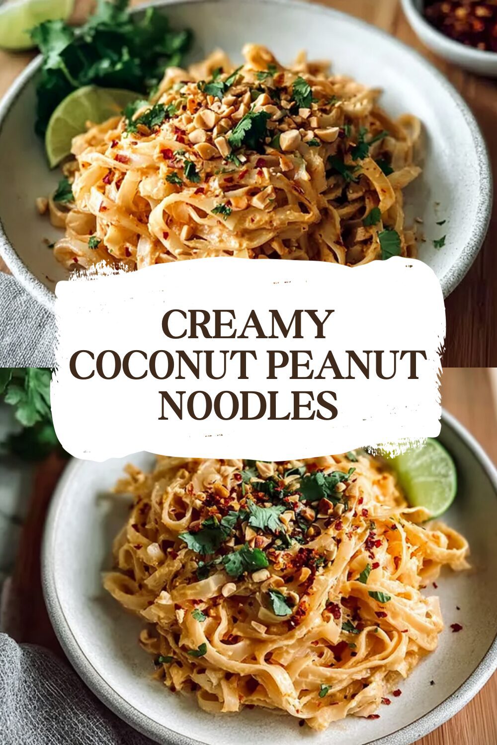 Creamy Coconut Peanut Noodles