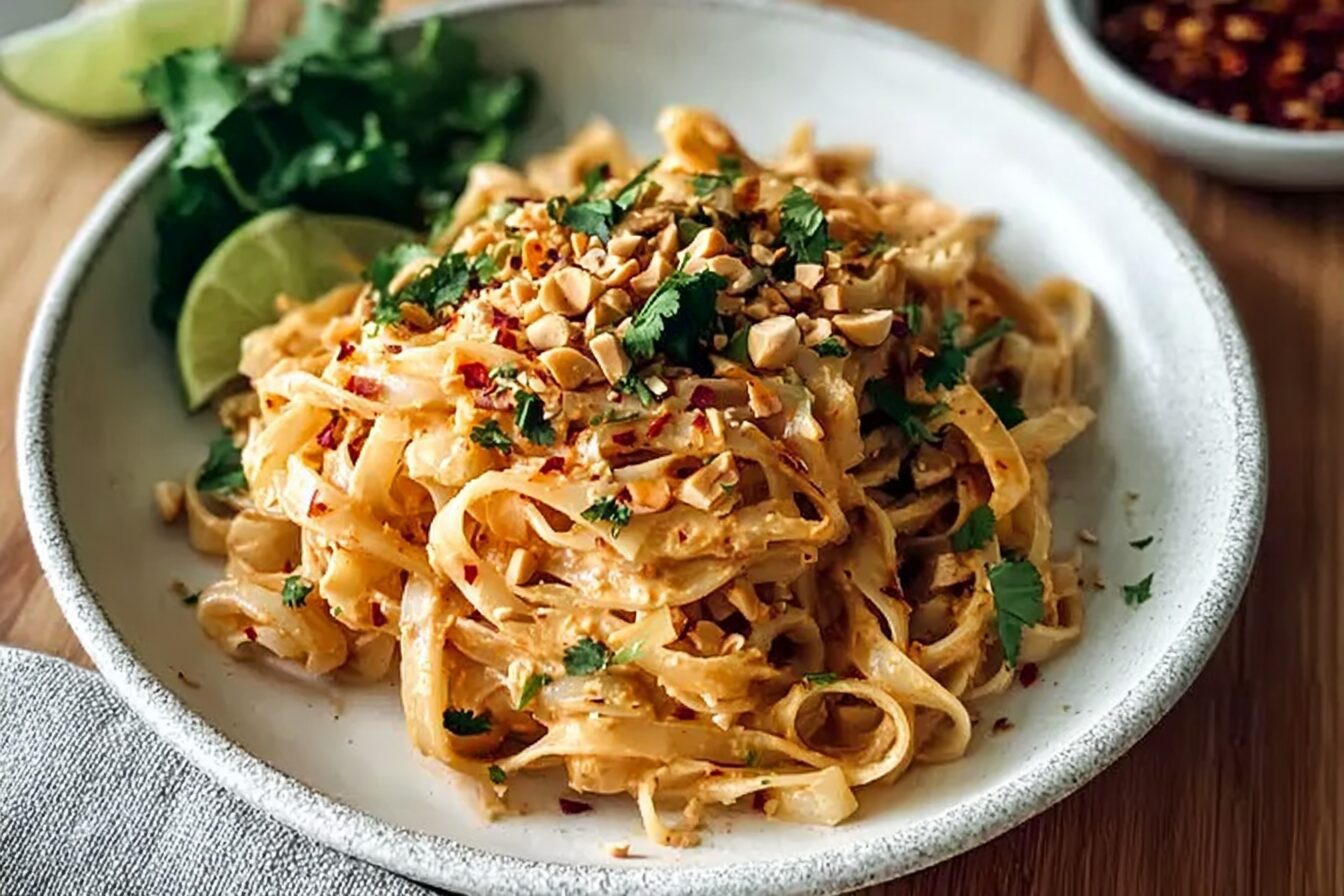 Creamy Coconut Peanut Noodles