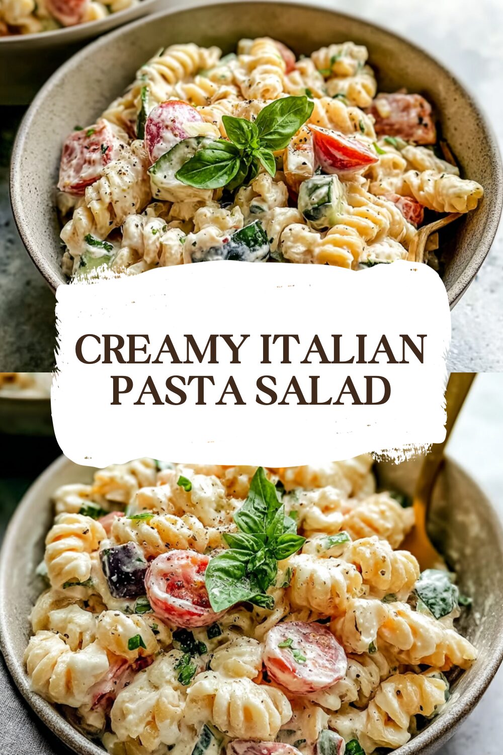 Creamy Italian Pasta Salad
