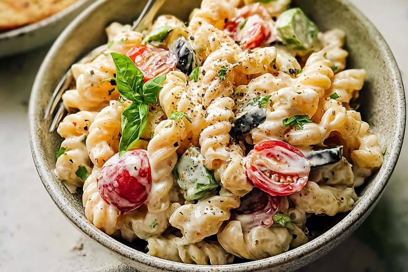 Creamy Italian Pasta Salad