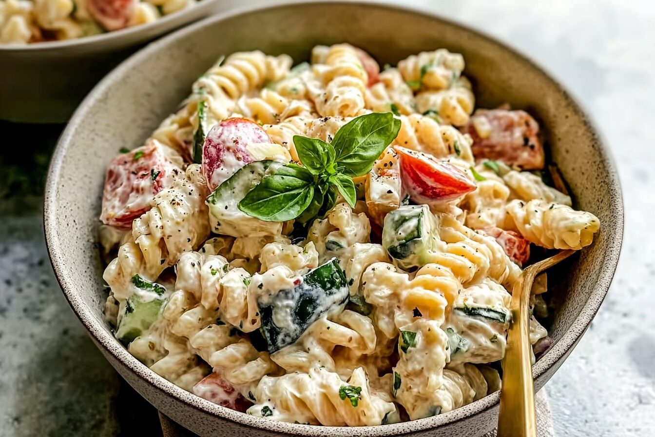 Creamy Italian Pasta Salad